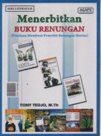 Image of Menerbitkan Buku Renungan (Panduan Membuat Penerbit Renungan Harian)