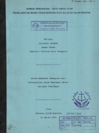 Image of KORBAN PENDAMAIAN: Suatu Karya Utuh Penyelamatan Orang-Orang Berdosa Oleh Allah Di Dalam Kristus