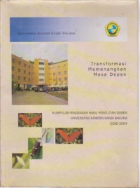 Image of Prosiding Transformasi memenangkan masa depan; kumpulan ringkasan hasil penelitian dosen UKRIDA edisi 2004