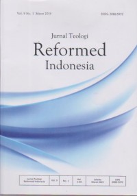 Image of Jurnal Teologi Reformed Indonesia, vol.9 no.1 (Maret 2019)