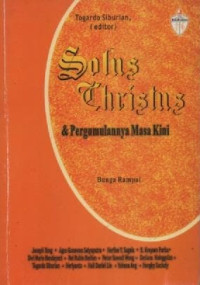 Image of Solus Christus & Pergumulannya Masa Kini