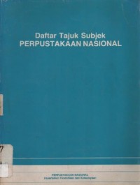 Image of Daftar Tajuk Subjek Perpustakaan Nasional Jilid 2: L-Z
