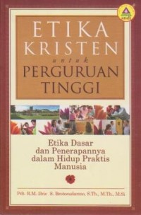 Image of Etika Kristen Untuk Perguruan Tinggi