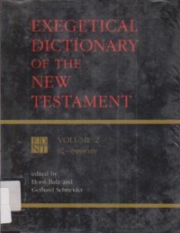 Image of Exegetical Dictionary of the new testament volume 2