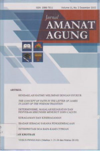 Image of Jurnal Amanat Agung Vol. 11 No. 2 Desember 2015