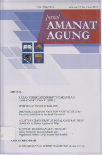Image of Jurnal Amanat Agung Vol. 12 No. 1 Juni 2016