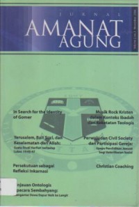 Image of Jurnal Amanat Agung Volume 2 Nomor 2, November 2006