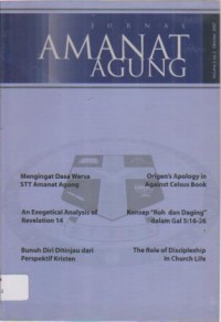 Image of Jurnal Amanat Agung Volume 3 Nomor 2, Oktober 2007