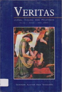 Image of Jurnal Veritas Volume 1 Nomor 1, April 2000, Jurnal Teologi dan Pelayanan
