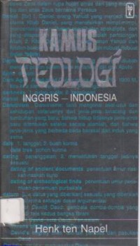 Image of Kamus Teologi Inggris-Indonesia