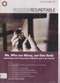 Image of Mission Round Table;The Occasional Bulletin of OMF Mission Research;Volume 10 Number 1, January 2015