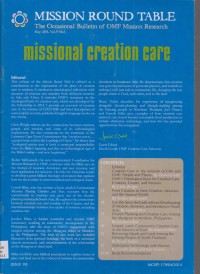 Image of Mission Round Table;The Occasional Bulletin of OMF Mission Research;Volume 9 Number 1, May 2014