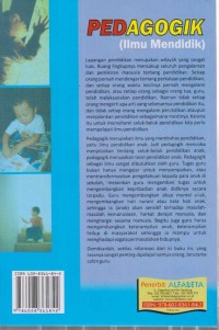 Image of Pedagogik (Ilmu Mendidik)
