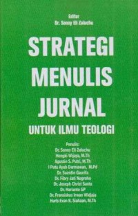 Image of Strategi Menulis Jurnal untuk Ilmu Teologi