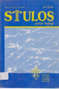 Image of Jurnal Teologi STULOS, Volume 6 Nomor 1 (April 2007)