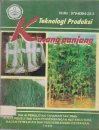 Image of Teknologi Produksi Kacang Panjang