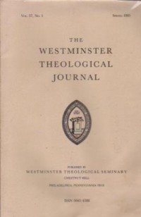 Image of The Westminster Theological Journal Volume 57 Number 1, Spring 1995